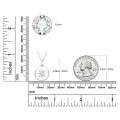 S925 Sterling Silver Butterfly Moissanite Layering Necklace-0-13