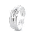 wholesale S925 Sterling Silver Trendy Dawon East Gate INS Brushed Texture Ring, Internet-Famous Style Geometric Irregular Finger Ring-0-4