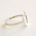 wholesale S925 Sterling Silver Creative Personality Moon Open Ring, Korean Style Elegant Hot on Little Red Book Index Finger Ring-0-3