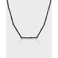 wholesale S925 Sterling Silver 146 Korean Version Minimalist Advanced Sense Irregular Texture Necklace for Women-18K gold 925 silver
