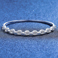 S925 Sterling Silver Cross-Border Moissanite Pig Nose Starry Hollow Bracelet Wholesale-0-0