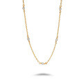 wholesale Silver-plated gold vermeil beaded chain with natural labradorite pendant, factory wholesale-0-0