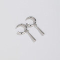 wholesale Sterling Silver One Piece Anime Zoro Style Clip-On Earrings Ear Cuffs for Men and Women-0-1