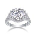 wholesale S925 Sterling Silver, High-Quality Moissanite, Exquisite Craftsmanship, Non-Tarnish, High-End Ins Style Fashion New Ring for Women-0-1