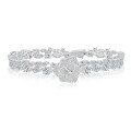 wholesale S925 Silver New Full Diamond-Inlaid Camellia Bracelet, Fashionable and Trendy, Social Media Influencer Style, Popular on TikTok-0-4