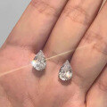 wholesale S925 Silver High-Carbon Diamond Pear-Cut Simulated Diamond Teardrop Earrings for Women Sparkling Earrings Women's Style-0-1