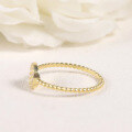 wholesale S925 Sterling Silver Vintage Knot Ring with Moissanite, Golden Dawn Series Coin Ring, Popular in 2024-0-3