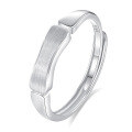 wholesale S925 Sterling Silver Original Design High-end Couple Rings Adjustable Plain Band Rings Valentine's Day Gift-0-105
