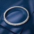 wholesale 925 silver 3mm pearl bracelet factory source fashion trendy INS style export hot sale women's bangle jewelry-0-1