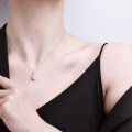 Metal Pendant Cross-Border Pink Ice Flower Cut Necklace Women's Small Batch Design-0-2