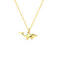 wholesale S925 Sterling Silver Distant Zen Minimalist Dolphin Necklace For Women,。-0-0