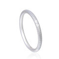 wholesale 999 Pure Silver Four-Leaf Clover Silver Bracelet for Women, Closed Mouth Ancient Method Inheritance Solid Silver Bangle, Matte Plain Circle Bracelet, Mother's Style-0-4