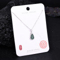 Metal Alloy Crystal Butterfly Necklace and Earring Set-0-5