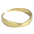 wholesale S925 Sterling Silver Irregular Wave Pattern Open Adjustable Ring-0-5
