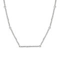 wholesale S925 Sterling Silver 146 Korean Version Minimalist Advanced Sense Irregular Texture Necklace for Women-0-4