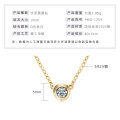 S925 Silver Invisible Necklace with 1ct D Color Moissanite Square Pendant-0-23