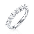 wholesale 925 silver non-fading stackable ring with moissanite for women, small and unique design, luxurious and high-end feel, worn on the index finger-0-10