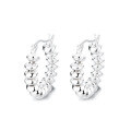 wholesale S925 sterling silver geometric rotating abacus bead-style ear clips for a bold street fashion statement-0-4
