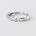 wholesale S925 sterling silver diamond-cut couple rings, high-end Valentine's Day gift jewelry R01743-0-3