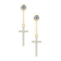 S925 Sterling Silver Minimalist Dual-Wear Ear Studs, Ins Style-0-24