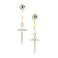 S925 Sterling Silver Minimalist Dual-Wear Ear Studs, Ins Style-Style L [Clearance Sale - Free Shipping] Gold  925 Silver