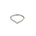 wholesale S925 Sterling Silver JT042 Korean-style Minimalist Silver Jewelry Simple and Versatile INS Bird Design Adjustable Open Ring for Women-0-4