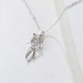 wholesale S925 Sterling Silver Goldfish Pendant with a Lively and Fashionable Niche Design, High-End Sense, Gift for Girlfriend with the Message "The Rest of My Life with You"-0-3