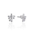 wholesale S925 Silver New Korean-Japanese Style Fashion Minimalist Personality Leaf Earrings-0-4