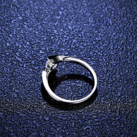 925 Silver Moissanite Ring Goddess of Fate-50 points (zircon)  14 yards