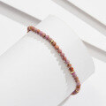wholesale S925 Sterling Silver Amethyst Stone Anklet, Elegant Summer and Autumn Foot Chain for Wholesale-0-3