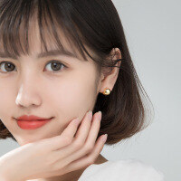 wholesale S925 Sterling Silver Round Small Silver Bead Ear Studs Women's Ins Minimalist Versatile Simple Circle Smooth Surface Earrings G6184-S925 silver earrings silver 925 silver