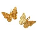 wholesale Sterling Silver Gold-Plated DIY Accessories Butterfly Pendant Pearl Necklace Beaded Bracelet Ornaments-0-4