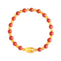 wholesale Gold, Red Agate, Amber Ancient Style Red Jade Stone Handmade Braided Bracelet for Women's Birth Year-0-4