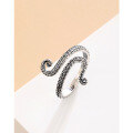 wholesale 925 Sterling Silver Octopus Ring for Women TEMU Cross-Border European and American Small Vintage Distressed Individual Punk Style Adjustable Open Ring-0-0