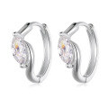 wholesale S925 Sterling Silver Moissanite Earrings for Women, European and American Style Fashion Versatile Earrings, Best-Seller Amazon Hot Jewelry-0-6