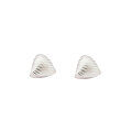 wholesale S925 Sterling Silver Textured Line Ear Studs for Women, Small and Fashionable, Korean Dongdaemun Geometric Heavy Duty Earrings-0-4
