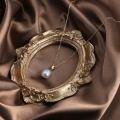 wholesale S925 Sterling Silver 14K Necklace with OT Clasp and Natural Baroque Pearl Necklace, Factory Direct-0-2