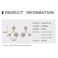 S925 Sterling Silver Minimalist Dual-Wear Ear Studs, Ins Style-Style B [Clearance Sale with Free Shipping] Gold  925 Silver