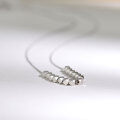 wholesale 925 Sterling Silver Geometric Collarbone Chain Box Chain-0-1
