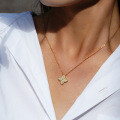 S925 Silver Moissanite Star Pendant Necklace-0-1