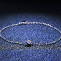 925 Silver Moissanite T Bubble Bracelet for Women Live Factory Direct-0-4
