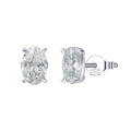 wholesale S925 Sterling Silver Moissanite July New Necklace High-end Luxury Super Sparkling Moissanite Stud Earrings-0-72