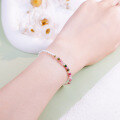 wholesale Metal material natural tourmaline shell pearl bracelet for women,,,,2025-0-3