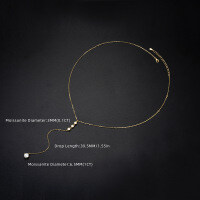 S925 Sterling Silver Butterfly Moissanite Layering Necklace-Style J [Clearance Sale - Free Shipping] Gold  925 Silver