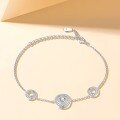 wholesale Silver S925, time diamond dial bracelet, high-end fashion, designer-inspired silver bracelet-0-4