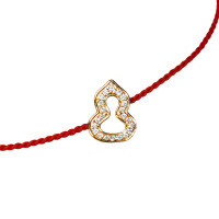 925 Sterling Silver Gourd Braided Bracelet, Ins Light Luxury Design-Gourd braided rope bracelet