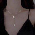 wholesale S925 Sterling Silver Maker's Light Luxury Gourd Pendant Necklace for Women, Sweet and Niche Design with Hollow-Out Gourd Collarbone Chain-0-3