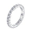 wholesale S925 Silver New Style Women's 3mm Full Diamond Ring,Ins Fashion for Gift Giving-0-4