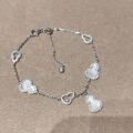 wholesale S925 Sterling Silver Fortune and Prosperity Double Gourd Natural Mother-of-Pearl Six-Gourd Bracelet, New Chinese Minimalist Design High-End Hand Accessory-0-3