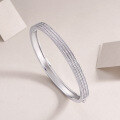 wholesale S925 Sterling Silver Moissanite Starlight Amusement Bracelet, New Fashionable Accessory, Hot-Selling Bangle, Wholesale from Guangzhou Factory-0-3